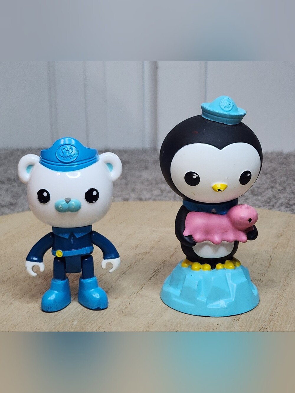 Disney Juniors Octonauts Peso Penguin & Captain Barnacles Figurines, Replacement